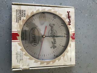 Sears Craftsman 12 Inch Vintage Shop Clock