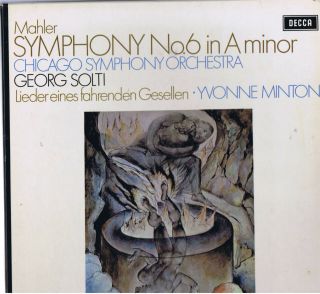 Decca Set 469 - 70 2 Lp Box Tas List Nm Solti - Mahler Symphony 6