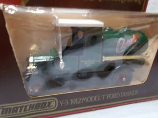 MATCHBOX MODELS OF YESTERYEAR Y3 - 4 1912 FORD MODEL T TANKER CASTROL ISSUE 3 4