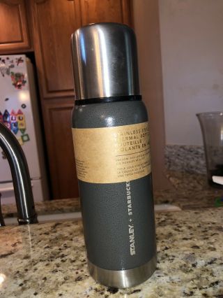 Starbucks Stanley Stainless Steel Thermos Thermal Travel Bottle 17 Oz.