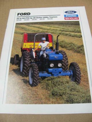 Ford 32 - 62 Hp Tractor 3230 3430 3930 4630 5030 Sales Brochure