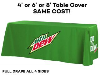 Mountain Dew Table Cover - 4 