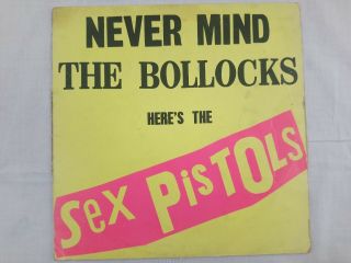 Sex Pistols Never Mind The Bollocks Lp A3/b1 Blue Label 11 Track Times Vinyl 1st