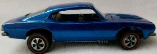 1967 Redline Hot Wheels Custom Barracuda Us Blue