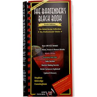 The Bartenders Black Book 10th Edition - Bar & Pub Cocktail Drink Mixing Recipes