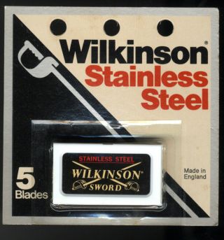NOS vintage Wilkinson Sword Razor Blades,  12 blister pack in rare packaging19 2