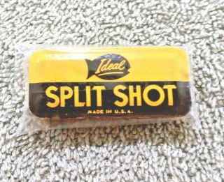Vintage Ideal Split Shot Size 3/ 0 Made In Usa Contents 12 No.  3/0 Split Shot.