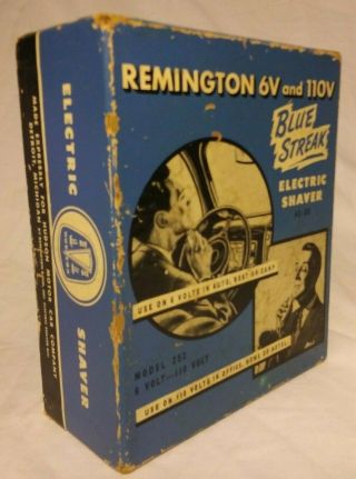 Hudson Motor Car Co Exclusive Remington Electric Shaver W Box 6 Volt Hornet Rare