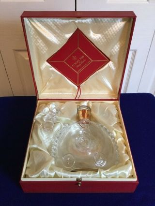 . 75l Louis Xiii De Remy Martin Cognac Baccarat Crystal Decanter Set In Orig.  Box