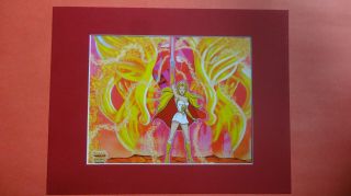MATTED SHERA SHE RA HE MAN MASTERS OF THE UNIVERSE CEL CELL ANIMATION ART 2