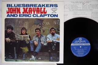 John Mayall And Eric Clapton Same London Slc - 228 Japan Vinyl Lp