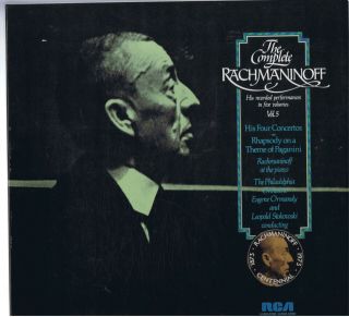 Rca Avm3 0296 3 Lp Nm Rachmaninov Plays His Piano Concertos Complete