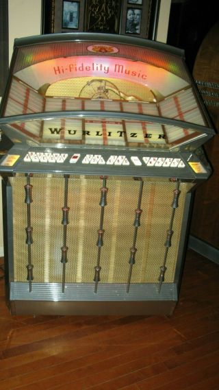 Wurlitzer 2500 jukebox 200 45 RPM Vinyl selections beauty wow 2