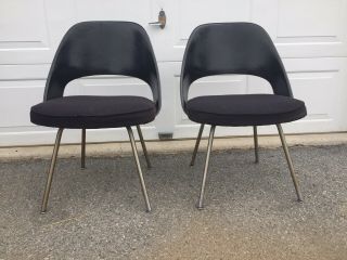 Knoll 72 Eero Saarinen Chair With Fiberglass Back Pair