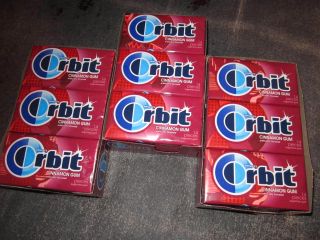 Orbit Cinnamon Gum 36 Collector Packs (3 Boxes) Discontinued,  Rare