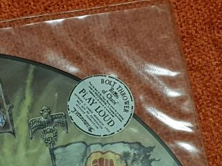 BOLT THROWER - Realm Of Chaos - 1989 Earache RARE First Press Vinyl PICTURE DISC 4