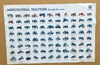 Holland Ford Agricultural Tractors Through The Years Poster 2006 2