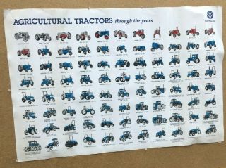 Holland Ford Agricultural Tractors Through The Years Poster 2006 3