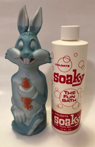 Looney Tunes Bugs Bunny Soaky Cover And Empty Soaky Bottle 1960 