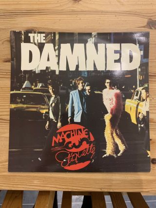 The Damned Lp Machine Gun Etiquette Clear Vinyl Uk