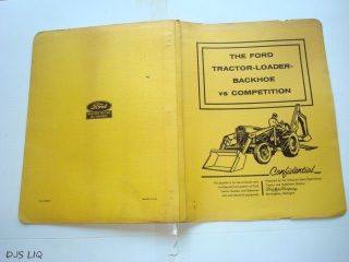 1959 Ford Tractor Vs Competition Parts Department Sales Brochure Pamphlet Cf848