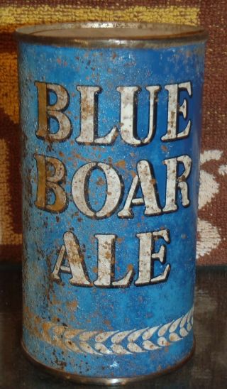 Blue Boar Ale Oi Flat Top Beer Can Irtp Regal Amber San Francisco Ca Keglined