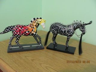 Willing & Horsepower To Burn The Trail Of Painted Ponies Set 2005 2006 Westland