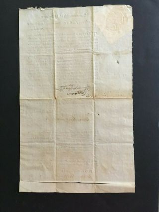 1791 John Hancock,  Congress broadside document,  DOI signer,  signed by Avery 5