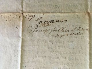1791 John Hancock,  Congress broadside document,  DOI signer,  signed by Avery 6