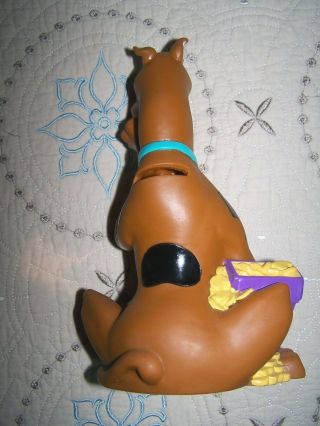 Vintage Hard Plastic Scooby Doo Bank 1998 Hanna Barbera 9 