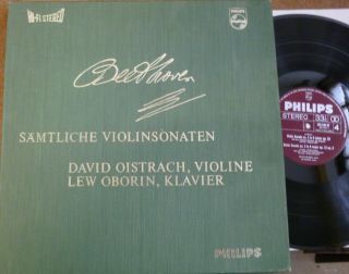 David Oistrakh - Lev Oborin / Beethoven Violin Sonatas / Philips