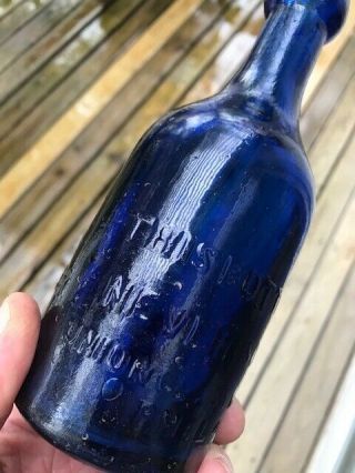 JOHN RYAN EXCELSIOR MINERAL WATER,  pontiled bottle from Savannah,  GA. 2