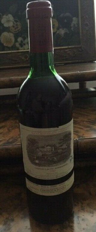 1983 Bottle Wine Label France Bordeaux Chateau Lafite Rothschild Pauillac 75cl