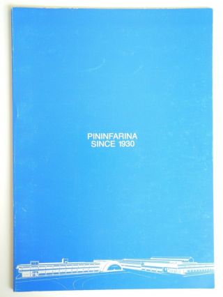 Pininfarina 1930 - 1980 Brochure Factory Ferrari