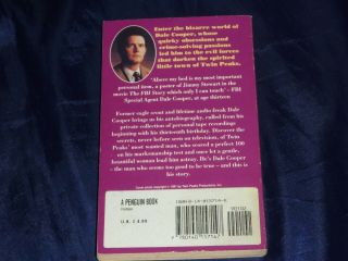 (UK) A TWIN PEAKS Book FBI Special Agent DALE COOPER My Life,  Tapes.  David Lynch 2
