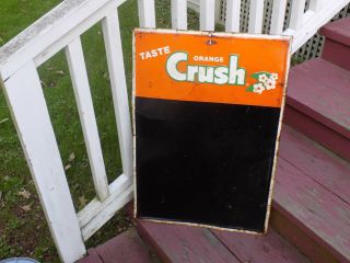 Orange Crush Soda Chalkboard Menu Sign