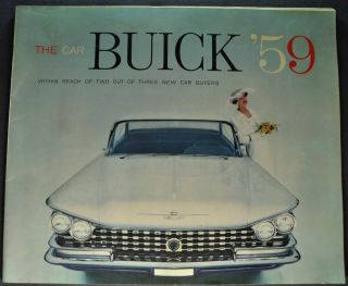 1959 Buick Lg Prestige Brochure Invicta Electra Lesabre Wagon Orig 59