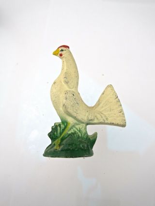 Green Chicken Bird Cast Iron Figural Bottle Opener Salt Or Pepper Shaker