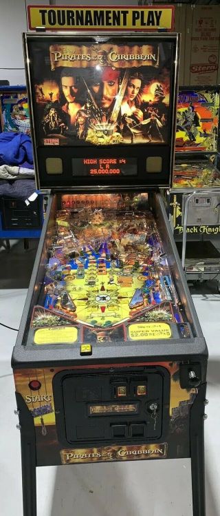 Pirates Of The Carribean Pinball Machine By Stern Old Stock