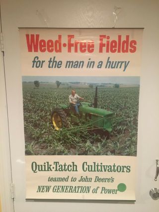 1960 John Deere Dealership Poster - 3010 Weed Fields (4)