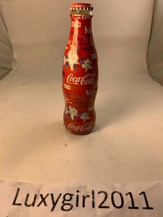 2019 Kith Coca Cola Bottle 1 Of 8 Fl Oz Red