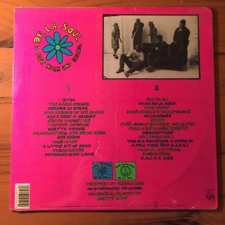 DE LA SOUL 3 Feet High And Rising LP 1989 Tommy Boy Hype Sticker 2