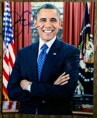 President Barack Obama " Autographed Hand Signed " 8x10 Photo
