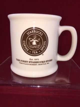 The First Starbucks Store 1971 Brown Coffee Cup Mug Mermaid Coffee Tea Spices