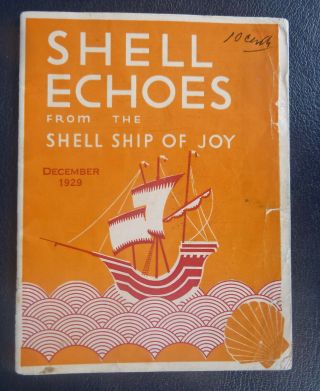 1929 Shell Echos Map Shell California Oil Gas 32 Pages Of Poems And Ads