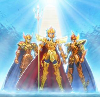 Saint Seiya Myth Cloth EX Poseidon Julian Solo Imperial Sloan figure set Bandai 6