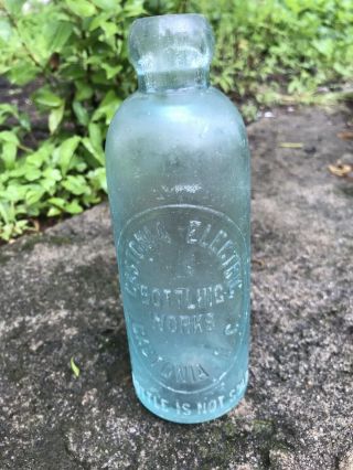 Rare Gastonia,  Nc Gastonia Electric Bottling Hutchinson Bottle