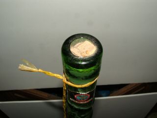 RARE Vintage 1976 Green Glass Vino Chianti D O C Fish Wine Bottle 44” Tall EMPTY 3