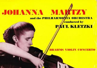 33cx 1165 B/g Dutch - Johanna Martzy - Brahms - Violin Concerto / Kletzki Ex/ex,