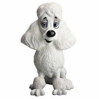 Pets With Personality Zsa Zsa Diva White Poodle,  Nib
